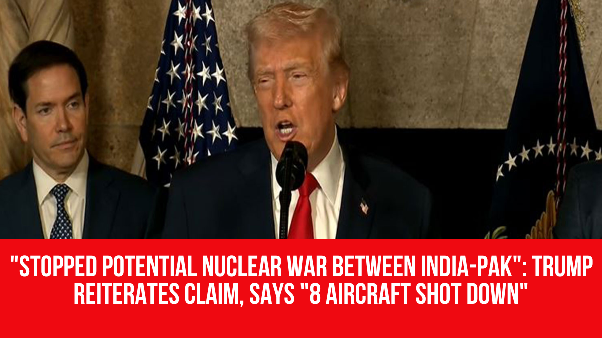 Trump reiterates claim, says “8 aircraft shot down”