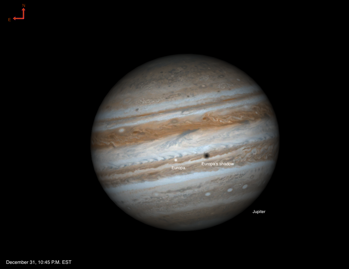 A Europa transit to welcome the new year