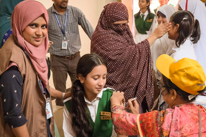 Reaching 80 million children with typhoid conjugate vaccines