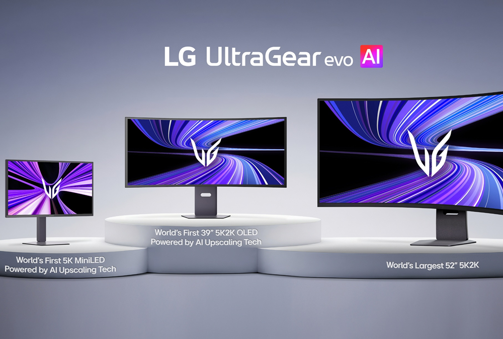 LG Unveils UltraGear evo, Redefining 5K Gaming With World’s First AI Upscaling Technology
