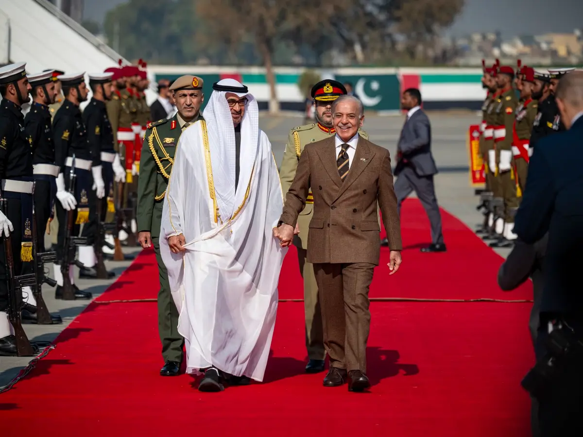 Why did dozens of cargo flights coincide with UAE President Sheikh Mohammed bin Zayed’s short Pakistan visit?