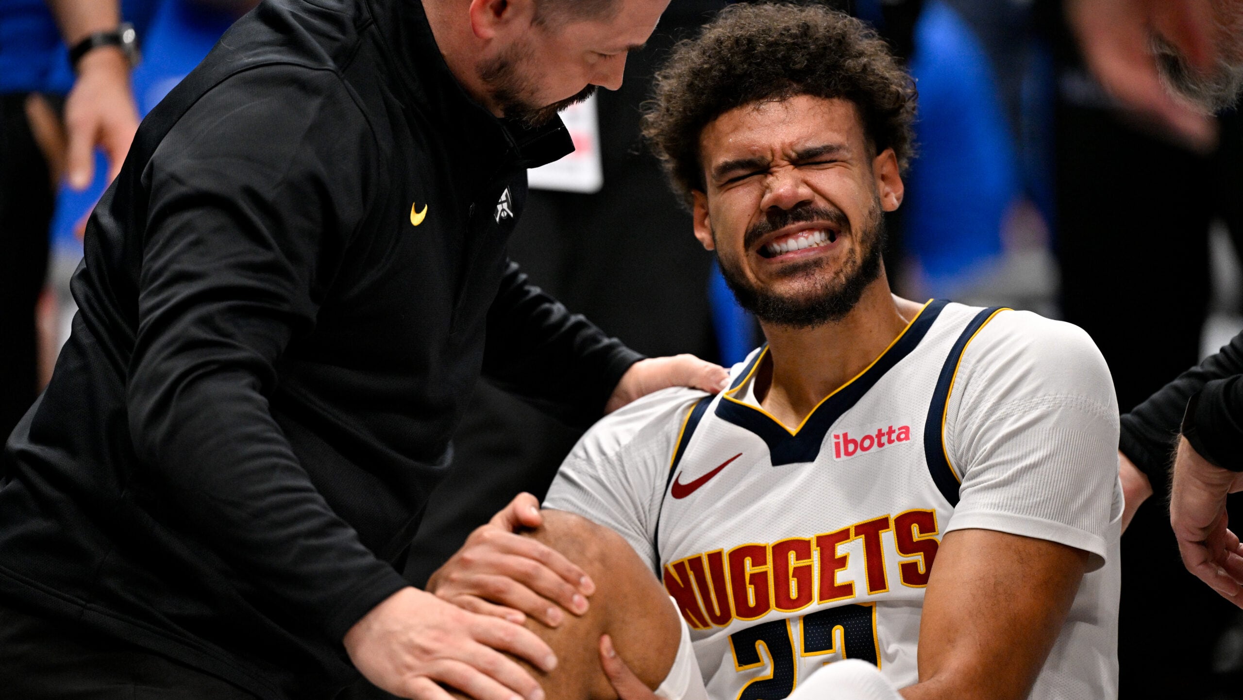 Report: Nuggets forward Cameron Johnson avoids major knee injury