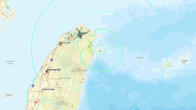 Taiwan rattled by 7.0 magnitude quake, no major damage reported