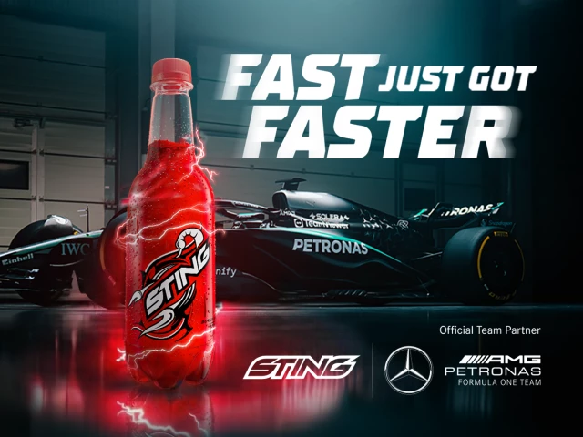 Sting enters the track