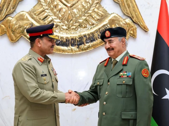 Pakistan’s CDF Asim Munir visits Libya, discusses security cooperation