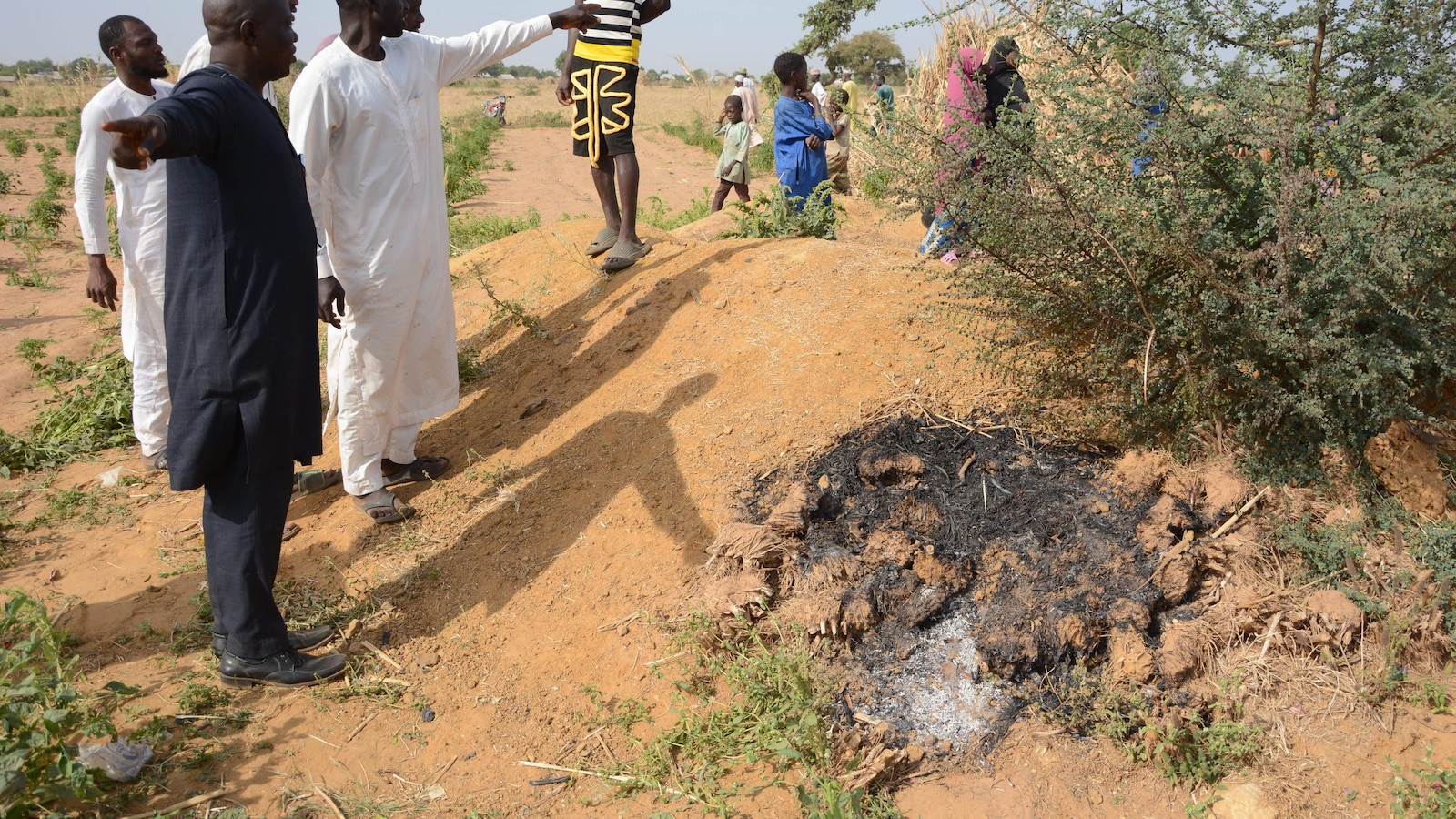 Nigerian villagers are rattled by US airstrikes that made their homes shake and the sky glow red
