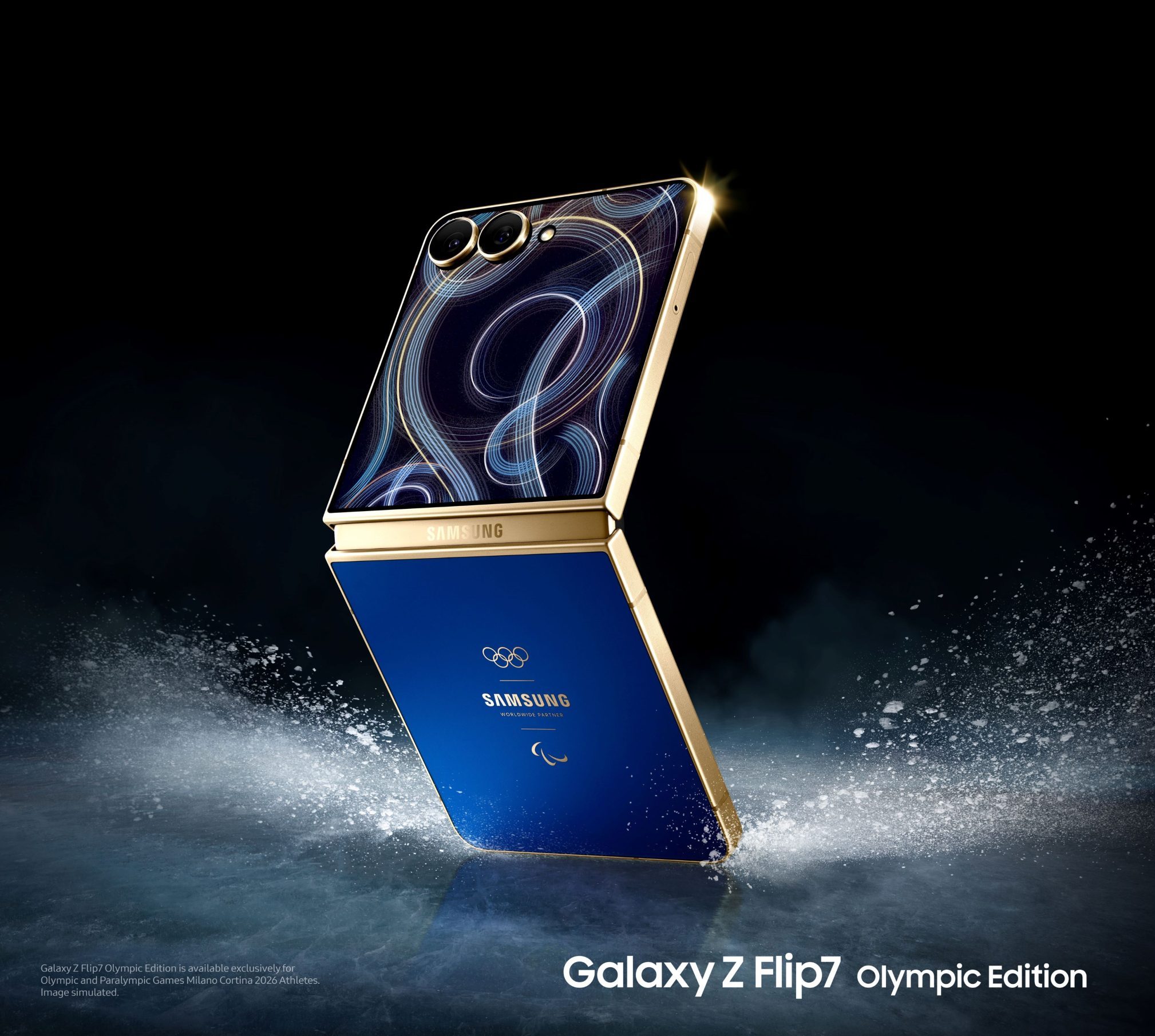 Samsung Unveils Exclusive Galaxy Z Flip7 Olympic Edition, Supporting Athletes’ Entire Milano Cortina 2026 Journey