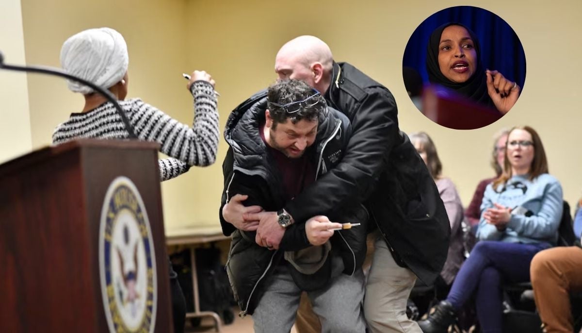 US Rep. Ilhan Omar assaulted with unknown spray at Minneapolis town hall