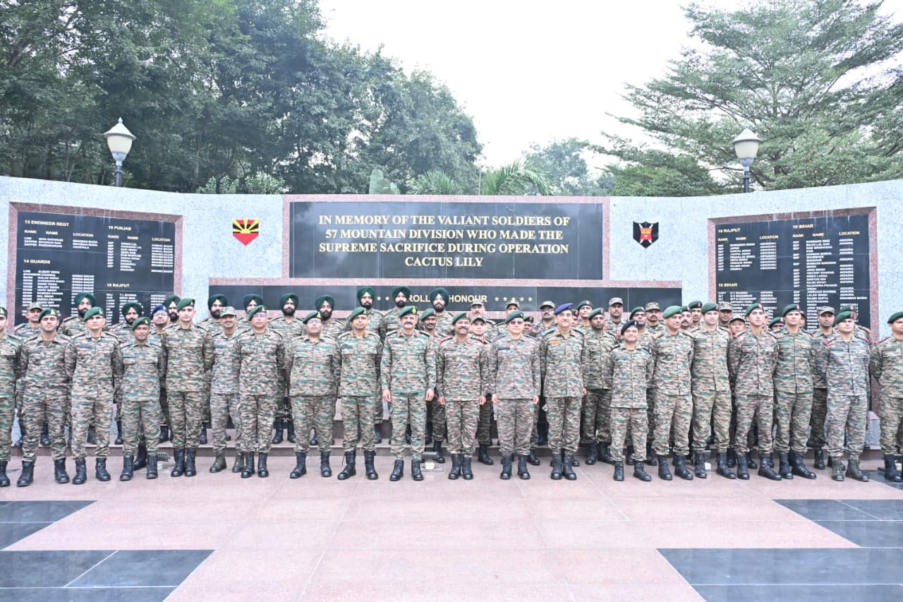 Albert Ekka Brigade celebrates 56th Raising Day at Agartala