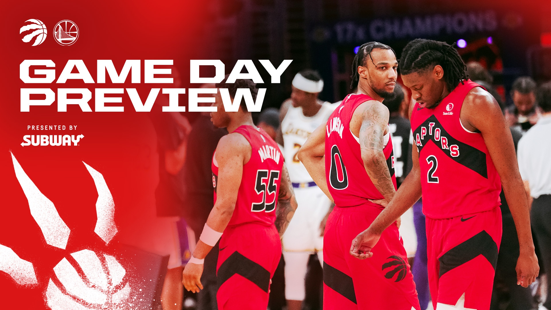 GAMEDAY PREVIEW: TORONTO RAPTORS VS. GOLDEN STATE WARRIORS JAN.20 – NBA