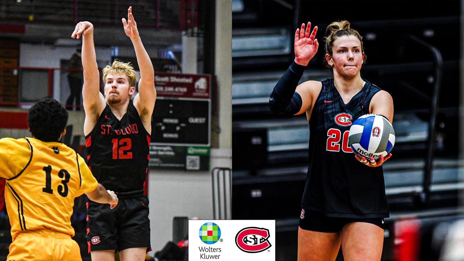 St. Cloud State Athletics Names Wolters Kluwer Athletes of the Month for December