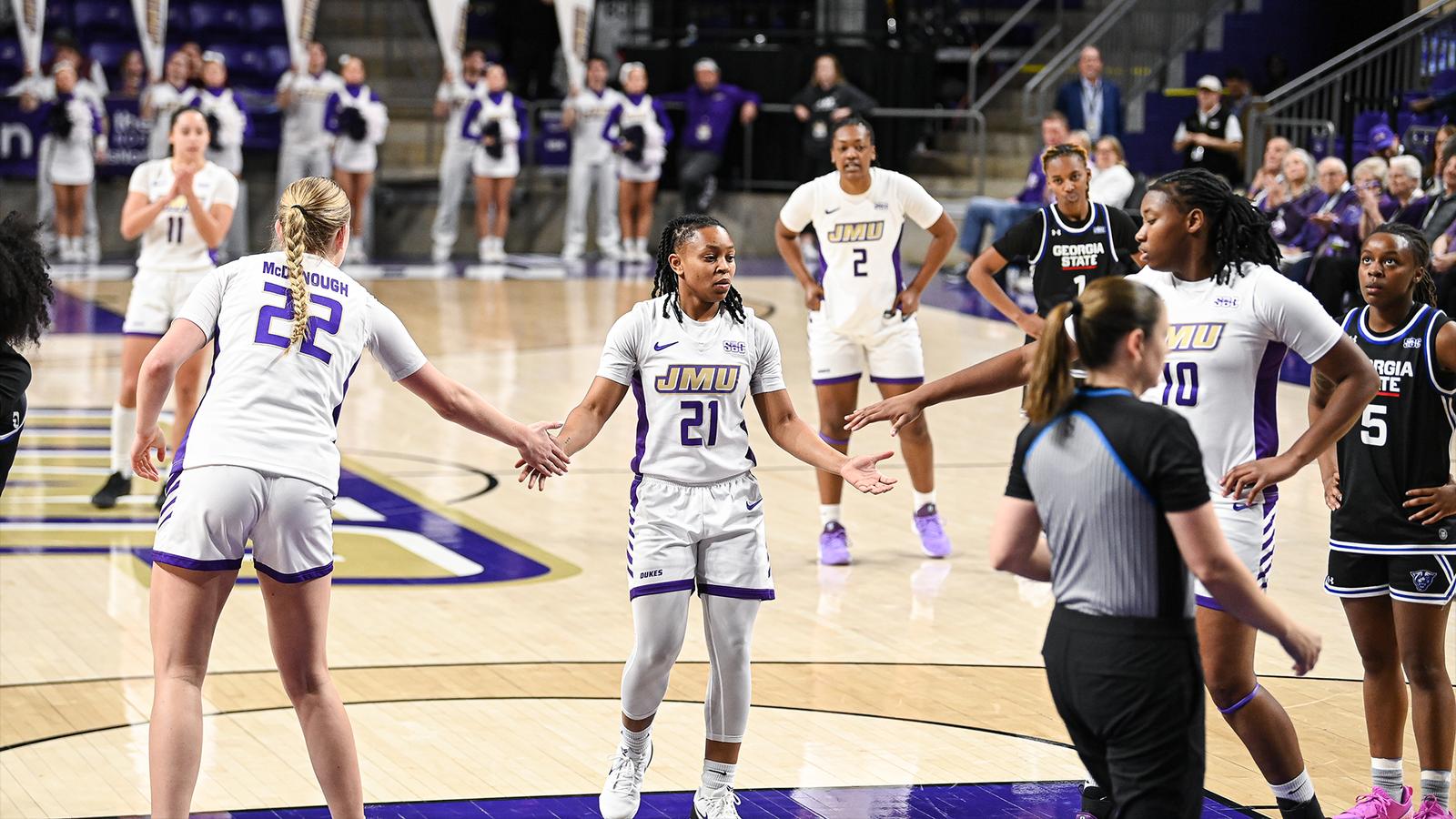 Dukes Dominate Glass to Overpower Georgia State, 84-64