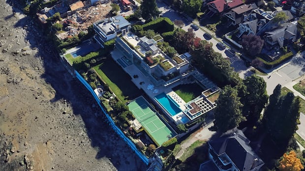 Chip Wilson’s $73.4M mansion once again tops the list of B.C.’s highest valued homes