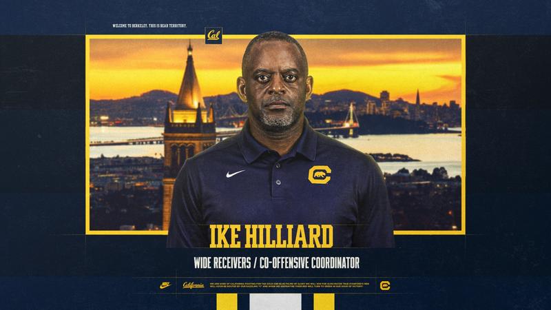 Ike Hilliard To Lead Cal Wide Receivers