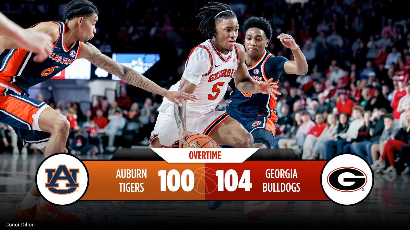 Bulldogs Top Auburn In OT Thriller To Open SEC play