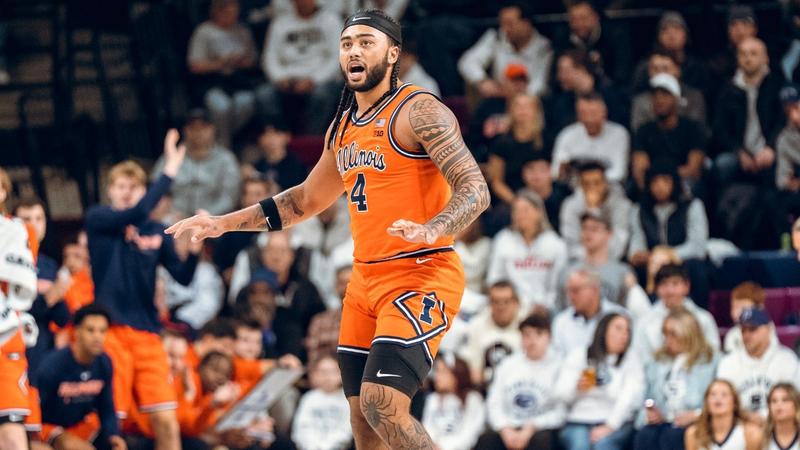 #20 Illinois Opens 2026 With Road Win over Penn State at The Palestra
