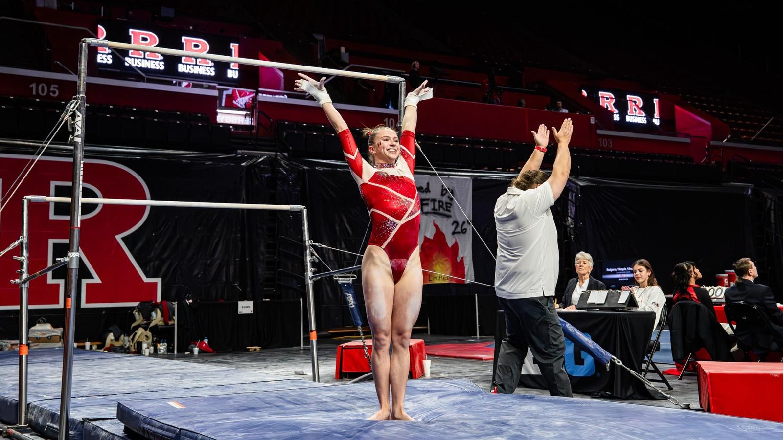 Temple Gymnastics Wraps Up Opening Meet of 2026 Season