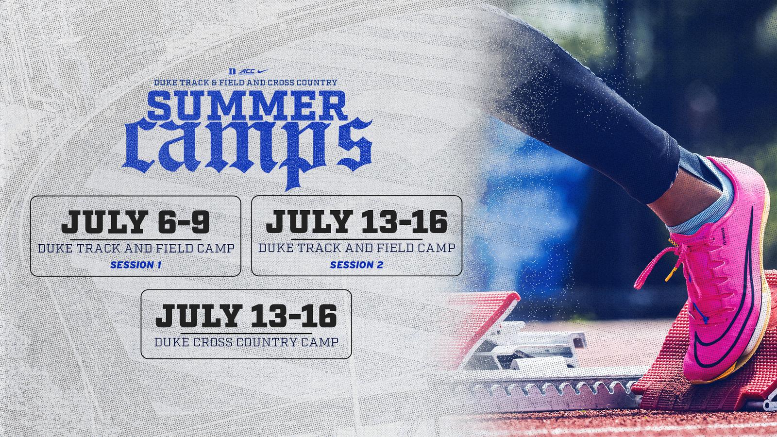 Registration Open for 2026 Duke Track & Field and Cross Country Camp