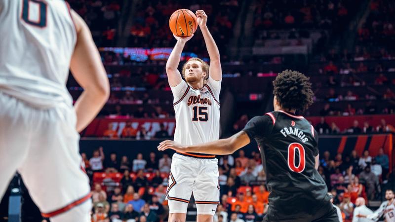 #16 Illinois Dominates Rutgers, 81-55