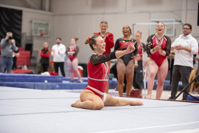 NIU Gymnastics Falls Short at Kent State