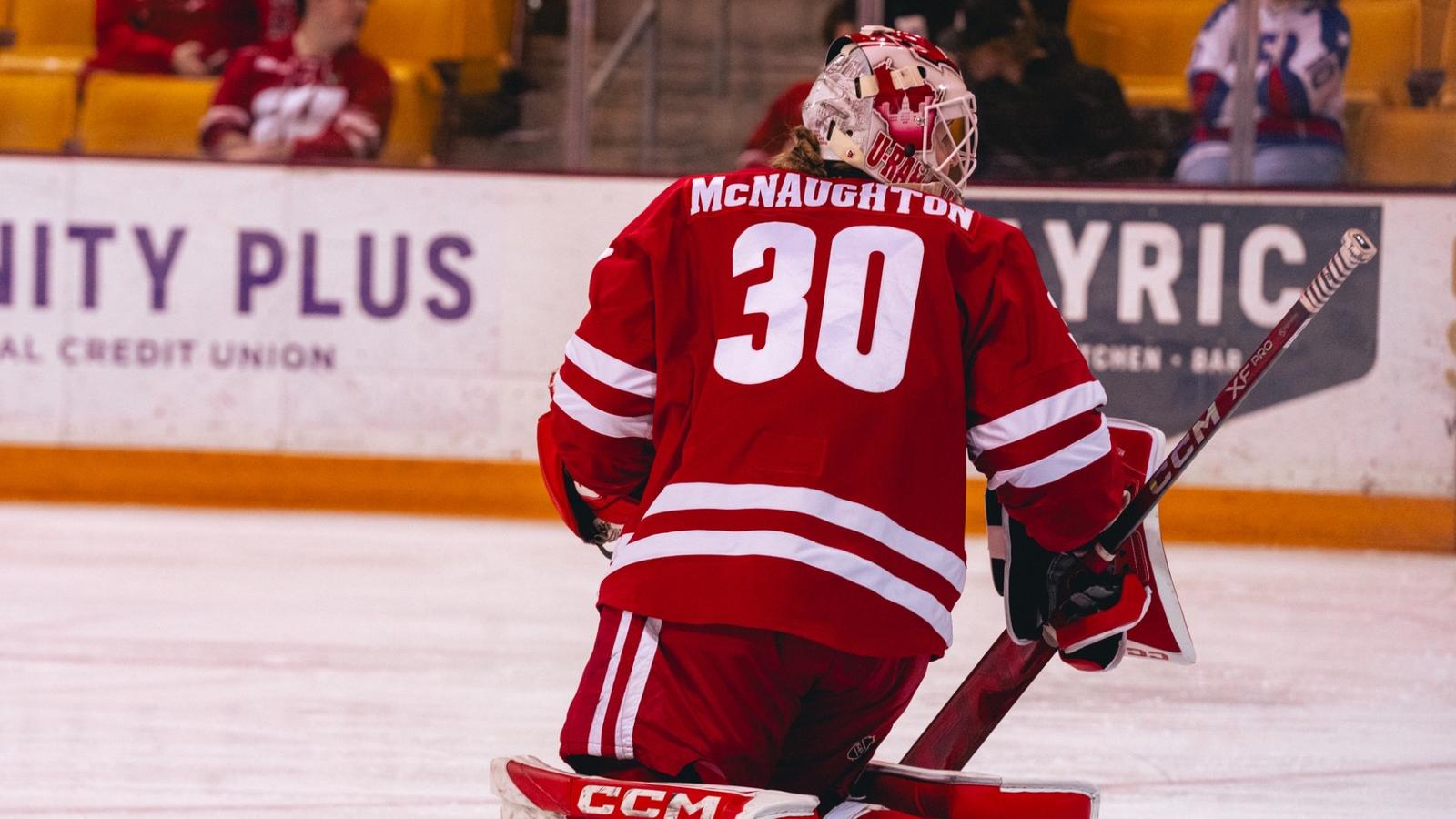 McNaughton gathers second straight WCHA weekly honor
