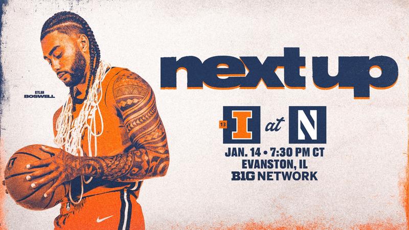 16th-Ranked Illini Visit Northwestern Wednesday Night