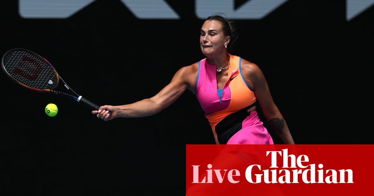 Australian Open 2026: Sabalenka and Alcaraz in action on day four – live | Australian Open 2026