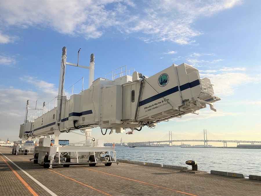 MHI-TC Delivers Self-Propelled Mobile Seaport Passenger Boarding Bridge to Yokohama City, Entering Service on January 13th– Capable of Connecting to Large Luxury Cruise Ships Docking at Osanbashi Yokohama International Passenger Terminal —