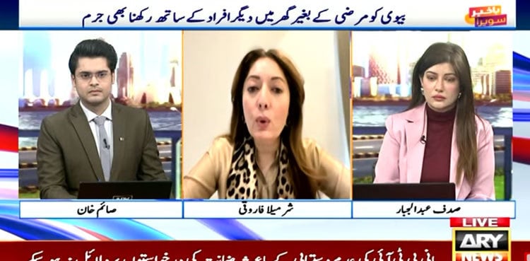 No punishment for staring at wife in domestic violence bill: Sharmila Faruqui