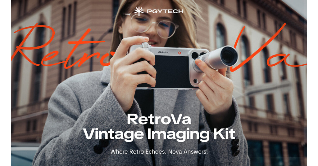 PGYTECH Launches RetroVa on Kickstarter, Innovating Camera-Inspired Experience for Mobile Photography
