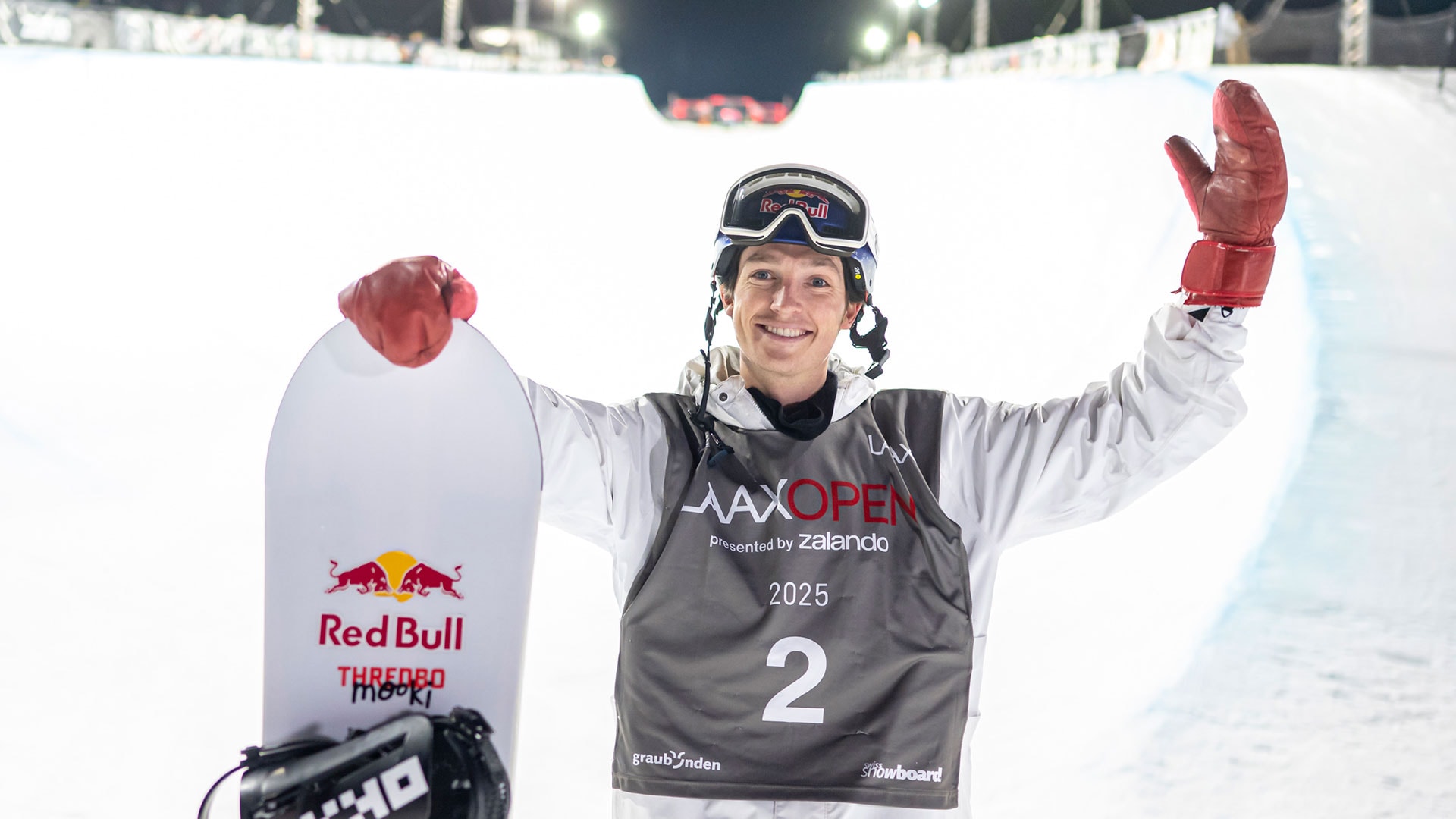 Scotty James outduels Cam Melville Ives to win fifth Laax Open snowboard halfpipe title