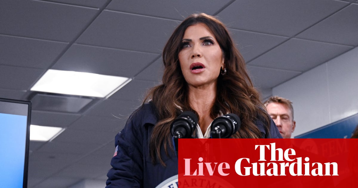 ‘Americans have died’: calls mount for Trump to fire Kristi Noem after deaths of Alex Pretti and Renee Good – live | Trump administration