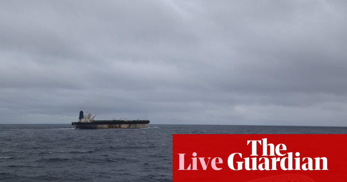 White House says crew of US-seized Russian-flagged tanker could face prosecution – live | Greenland