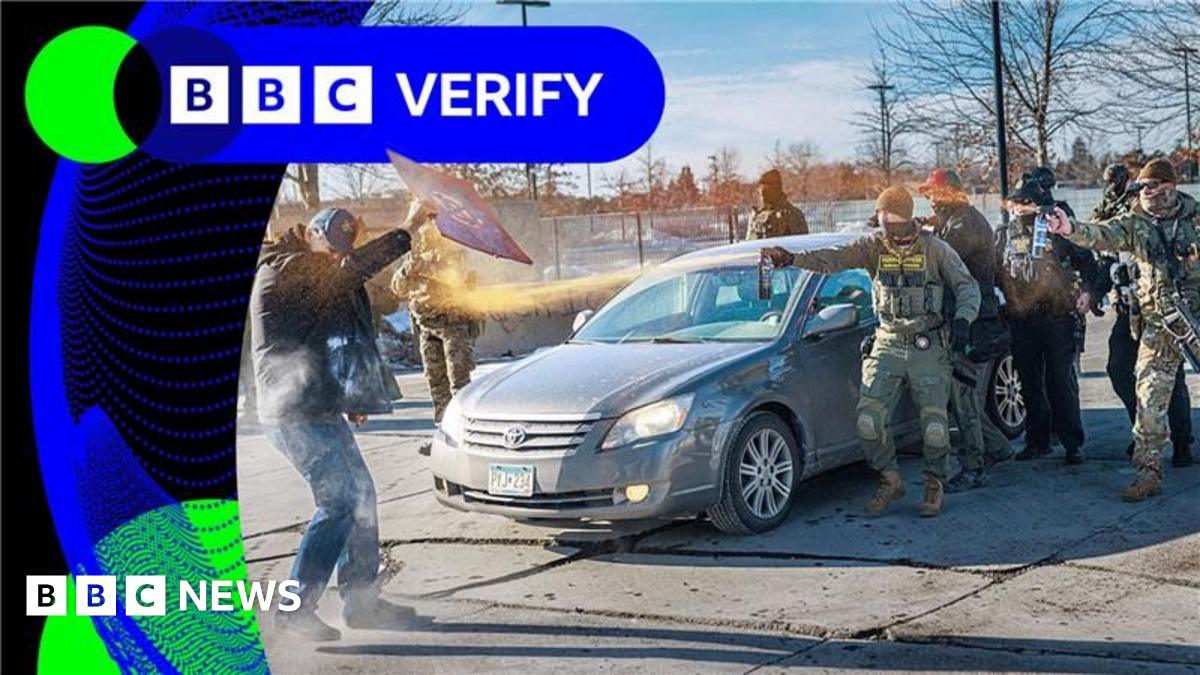 BBC Verify Live: Examining ICE tactics in Minnesota after Renee Good shooting