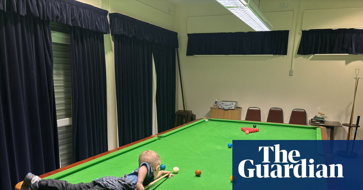 Two-year-old pots two Guinness World Records with snooker trick shots | UK news