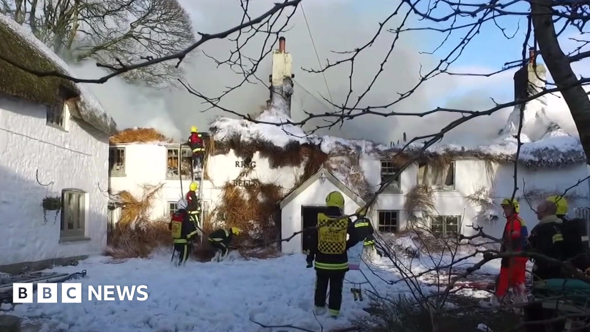 Dartmoor pub Ring of Bells’ survival after fire marked with film