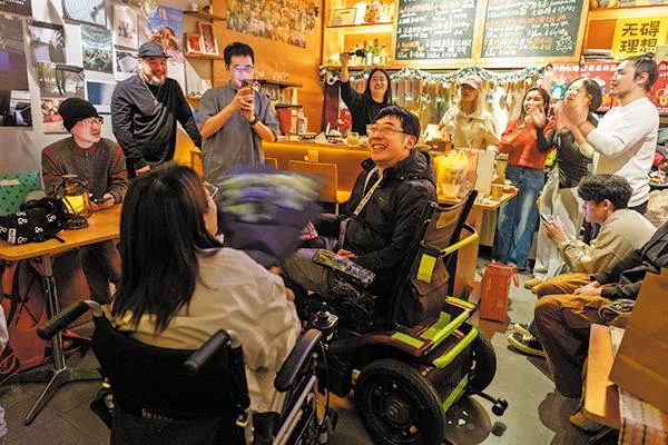 First accessible pub in China fosters community of people with disabilities and the able-bodied