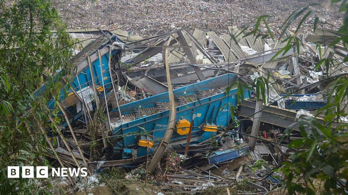 Philippines landfill collapse: Rescuers racing to find dozens still missing