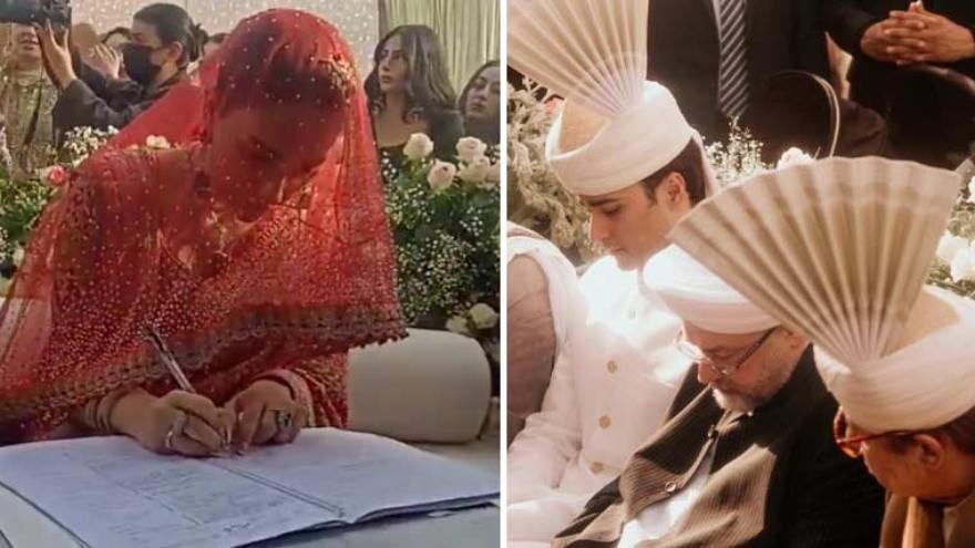 Maryam Nawaz’s son Junaid Safdar marries Shanzeh Ali in Lahore
