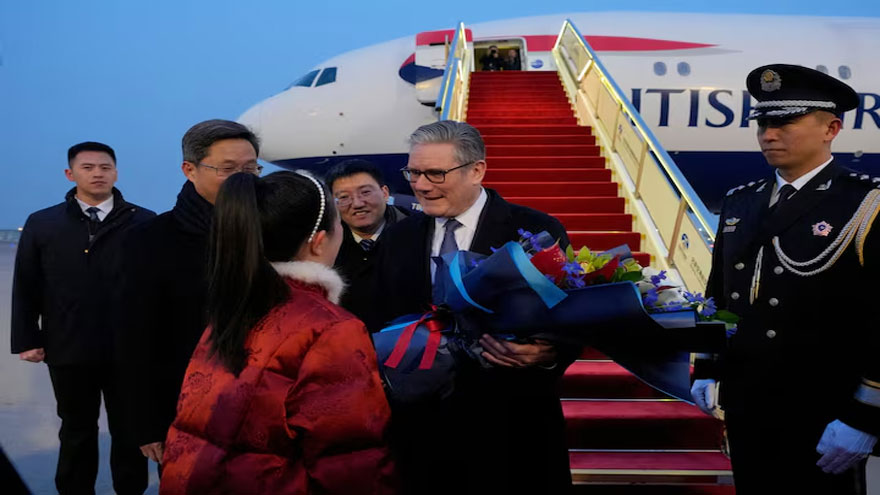 UK’s Starmer arrives in China, encourages firms to seize opportunities