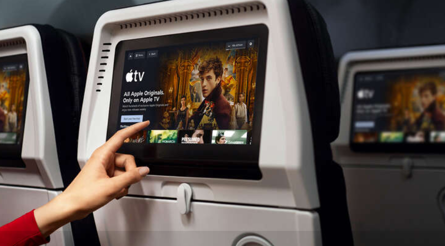 Apple TV on Air France flights