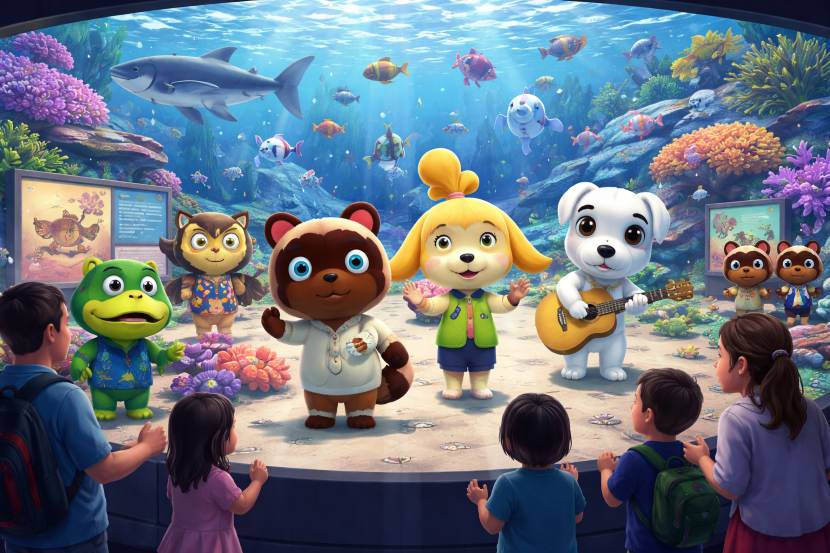 Explore Animal Crossing Magic At US Aquariums In 2026