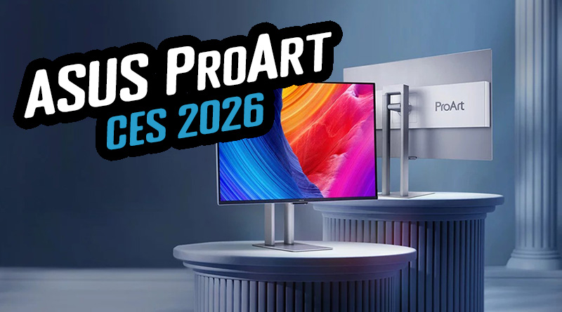 [Round-up] The Latest Asus ProArt Monitors Showcased at CES 2026