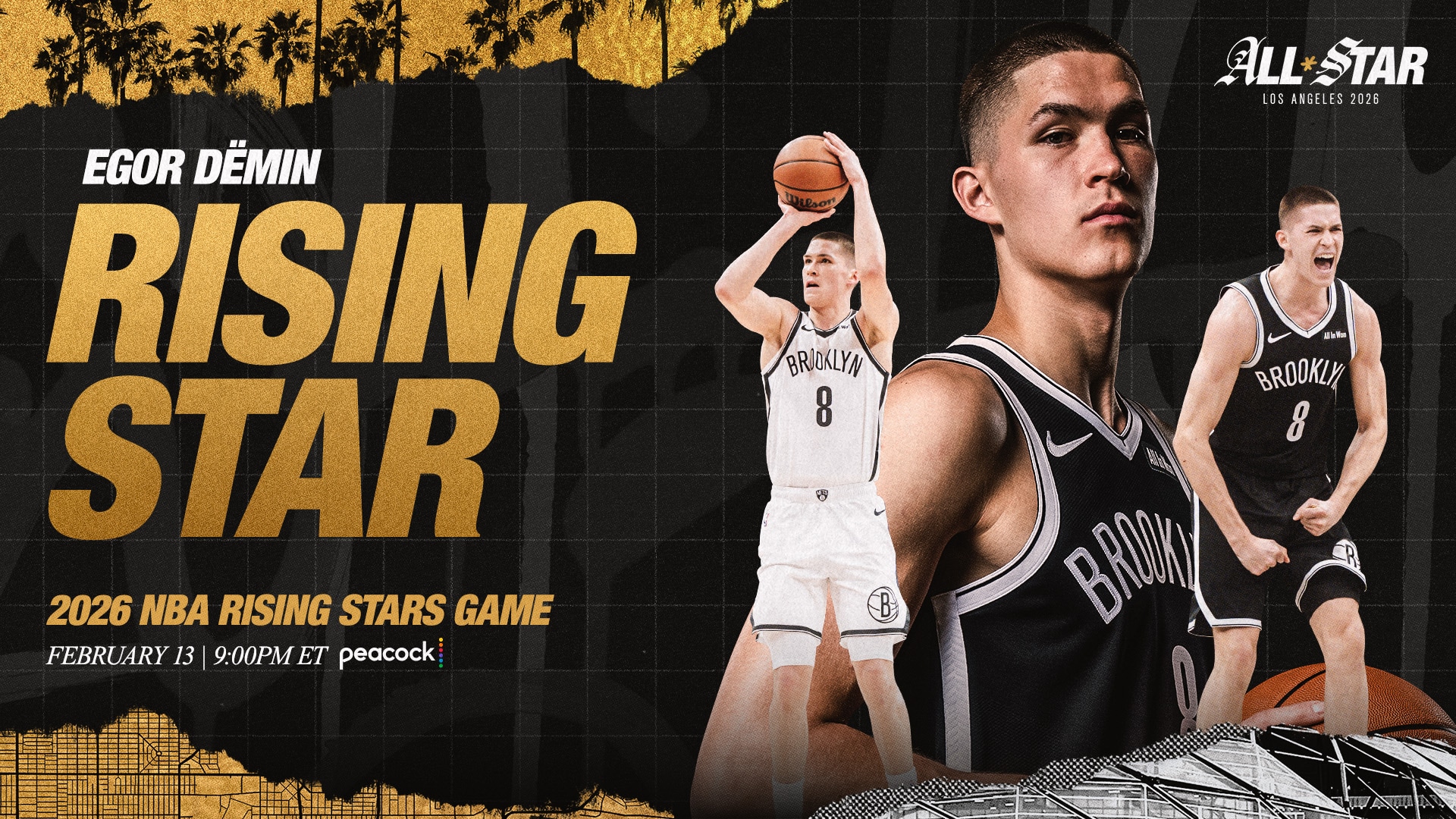 Egor Dëmin Selected to Participate in Castrol Rising Stars at NBA All-Star 2026 – NBA