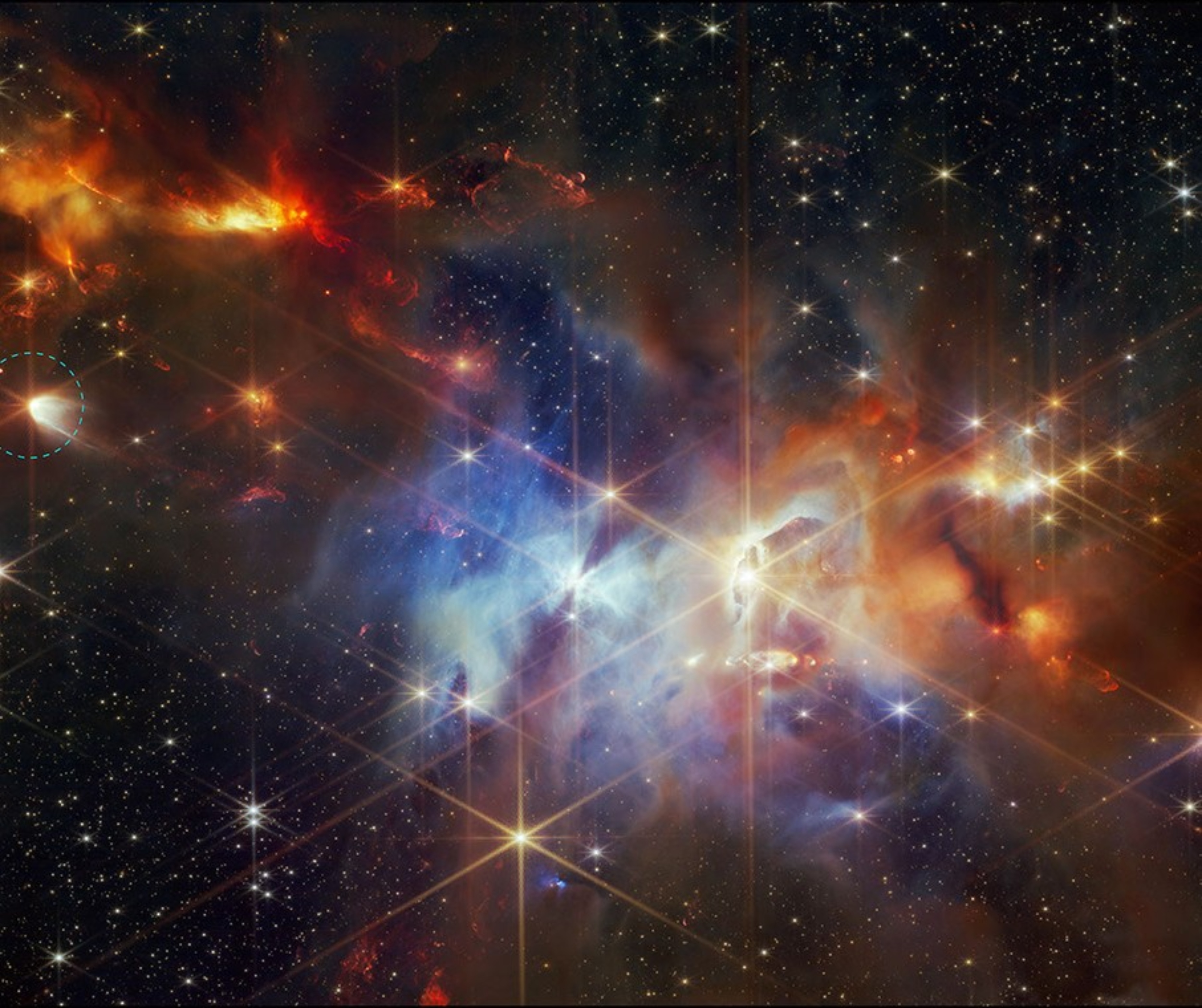 Webb reveals a young star making crystals