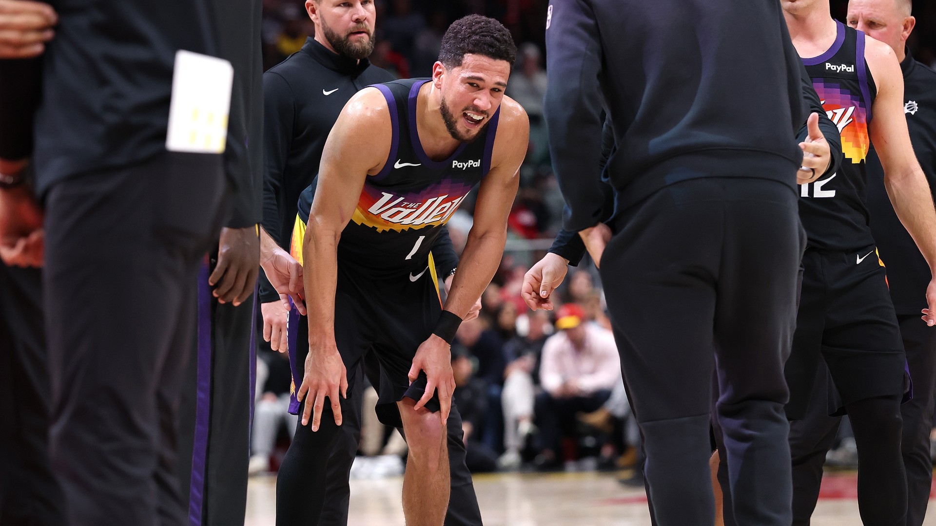 Suns’ Devin Booker (sprained ankle injury) out a week