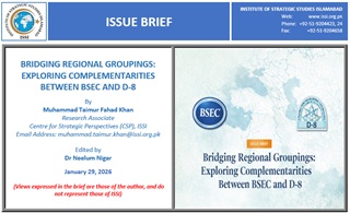Issue Brief on “Bridging Regional Groupings: Exploring Complementarities Between BSEC and D-8”