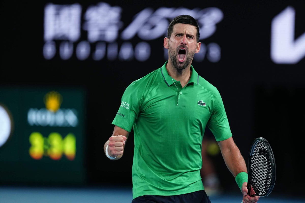 Novak Djokovic stuns Jannik Sinner to reach Australian Open final against Carlos Alcaraz