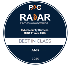 Atos Recognized as Best In Class in IT/OT Cybersecurity Services in 2025 by PAC Innovation Radar France