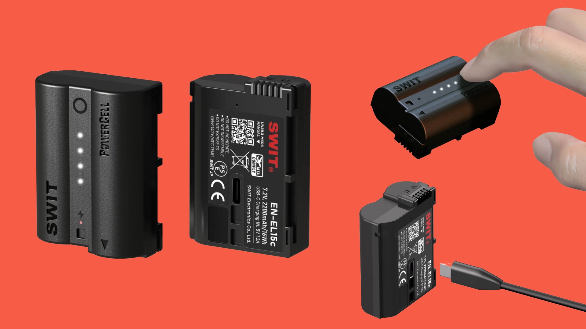 SWIT PowerCell Batteries Now Available for Sony, Canon, Nikon, and FUJIFILM Cameras